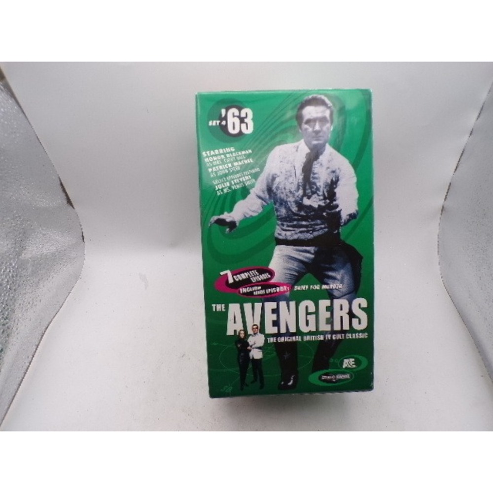 The Avengers Set 4 '63 VHS Box Set 7 Episodes Honor Blackman Patrick Macnee A&E